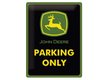PLAQUE METALLIQUE PARKING ONLY 15 X 20