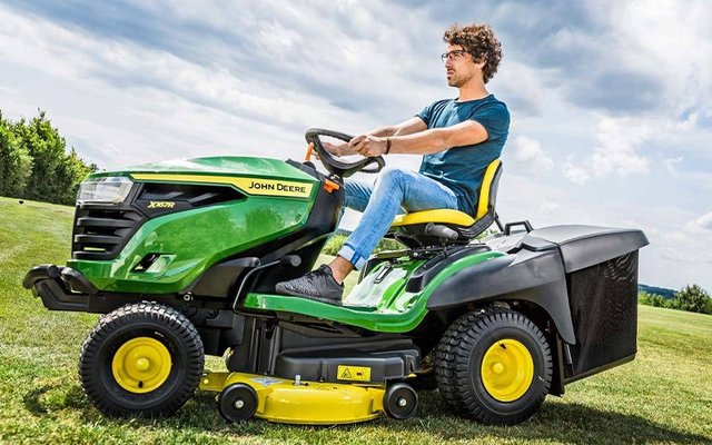 TONDEUSE AUTOPORTEE - AUTOPORTEE EJECT AR - TRACTEUR TONDEUSE JOHN DEERE X167R