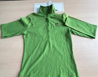 VÊTEMENTS - VETEMENTS - POLO MANCHE LONGUE VERT TAILLE S