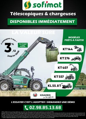 Télescopiques et chargeuse Kramer 