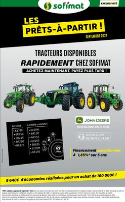 Les tracteurs prêts à partir 