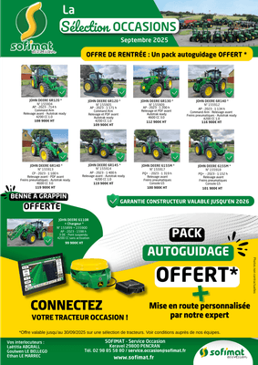 Sélection occasion - Offre de rentrée !