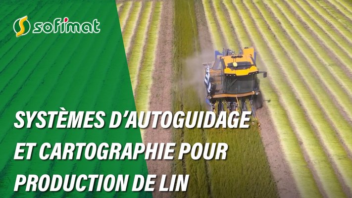 Systèmes d'autoguidage et cartographie pour production de lin