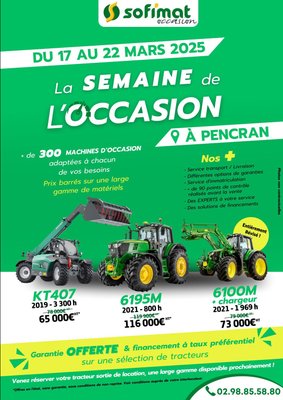 Semaine de l'occasion 