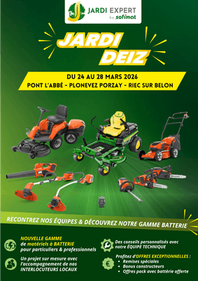 JARDIDEIZ - Du 24 au 28 mars, rendez-vous dans vos magasins 𝗝𝗮𝗿𝗱𝗶 𝗘𝘅𝗽𝗲𝗿𝘁 𝗯𝘆 𝗦𝗼𝗳𝗶𝗺𝗮𝘁 pour des journées exceptionnelles !