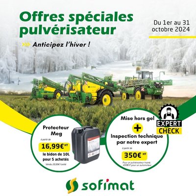 Hivernage pulvérisateur