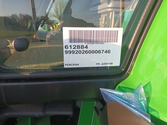 Tracteur agricole John Deere 6M165