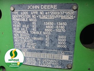 Tracteur agricole John Deere 6215R - 8