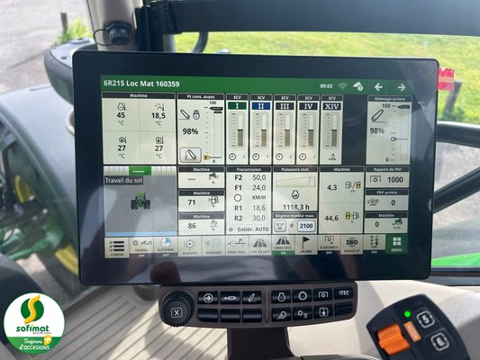 Tracteur agricole John Deere 6R215