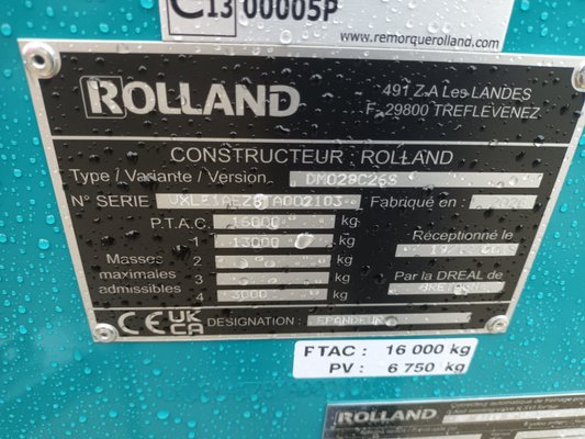 Épandeur à fumier Rolland RF6118