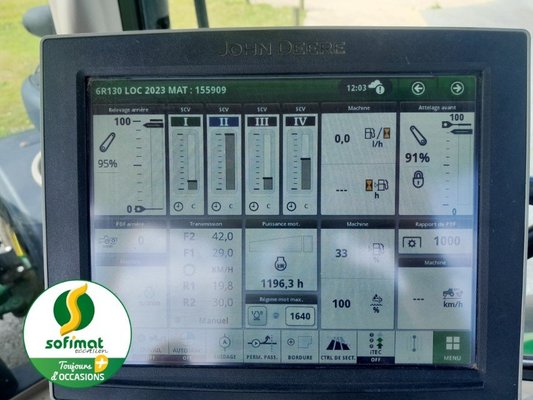 Unknown range 537 John Deere 6R130