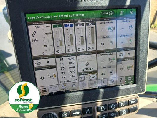 Tracteur agricole John Deere 6155R