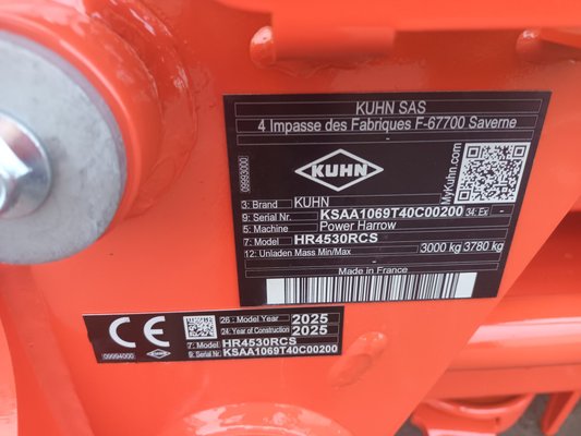 Herse rotative Kuhn HR4530RCS