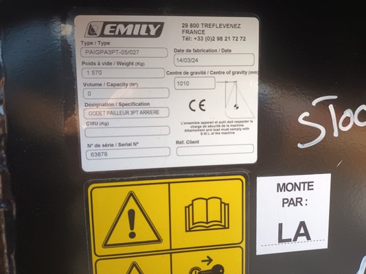 Pailleuse Emily SIGMA