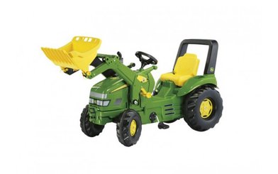 Accessoire autre Sofimat TRACTEUR A PEDALE ROLLYX-TRAC AVEC CHARGEUR JOHN DEERE MCR046638000  - 1