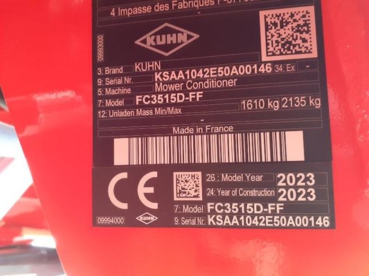 Faucheuse Kuhn FC3515D