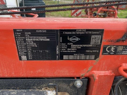 Andaineur Kuhn GA7501