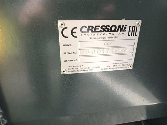 Barre de coupe pour moissonneuse batteuse Cressoni CRX660