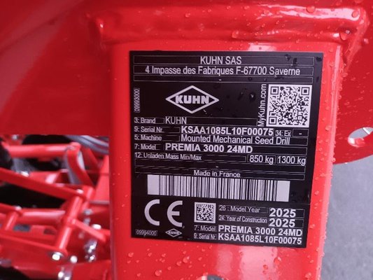 Semoir en ligne conventionnel Kuhn PREMIA3000-24